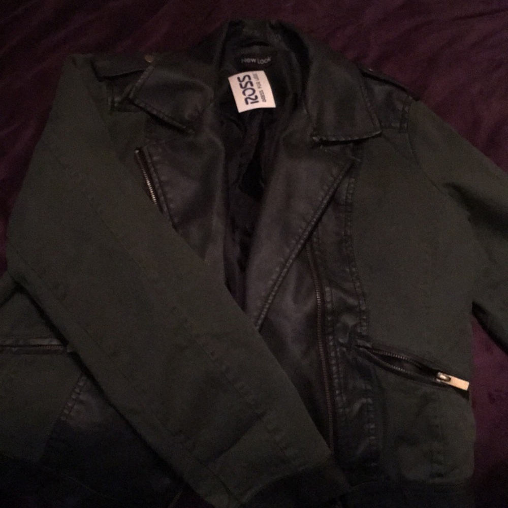 Green and black jacket... never worn